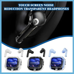 LCD Touch Transparent Earbuds