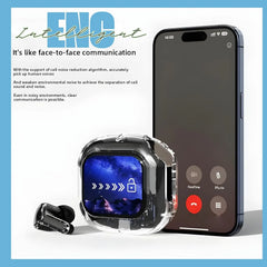 LCD Touch Transparent Earbuds